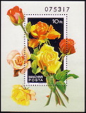Roses on stamps 01 - online jigsaw puzzle - 42 pieces