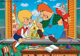 Малыш и Карлсон - online jigsaw puzzle - 40 pieces
