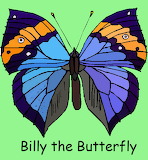 billy the butterfly - online jigsaw puzzle - 9 pieces