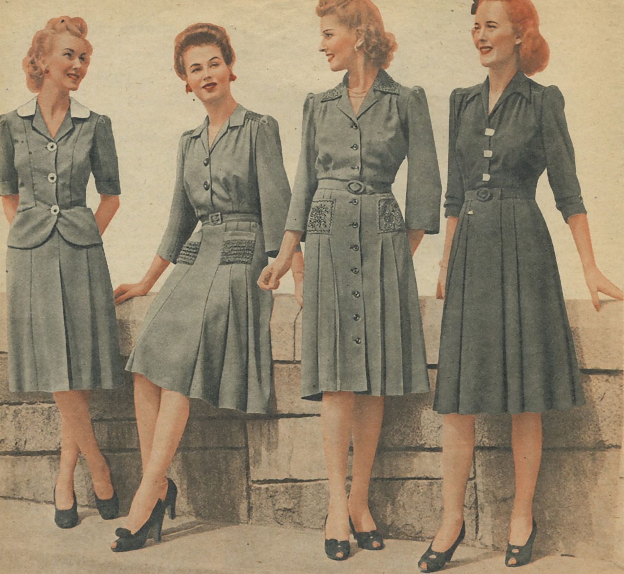 Женщины 1940 годов. Мода 1940-х. Мода 1940х Америка. Мода 40е СССР. Мода США 40-Е.