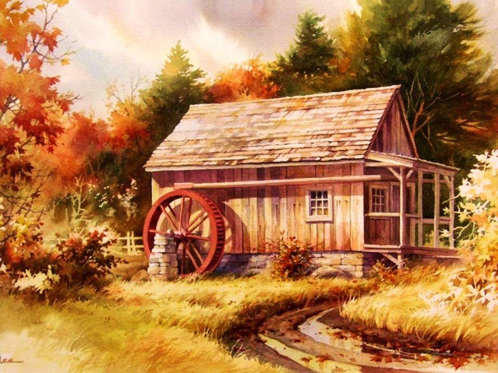 художник анна лакисова картины. пазл огородник. картина на холсте домики. домик имел и холсты. пейзаж с домиком.