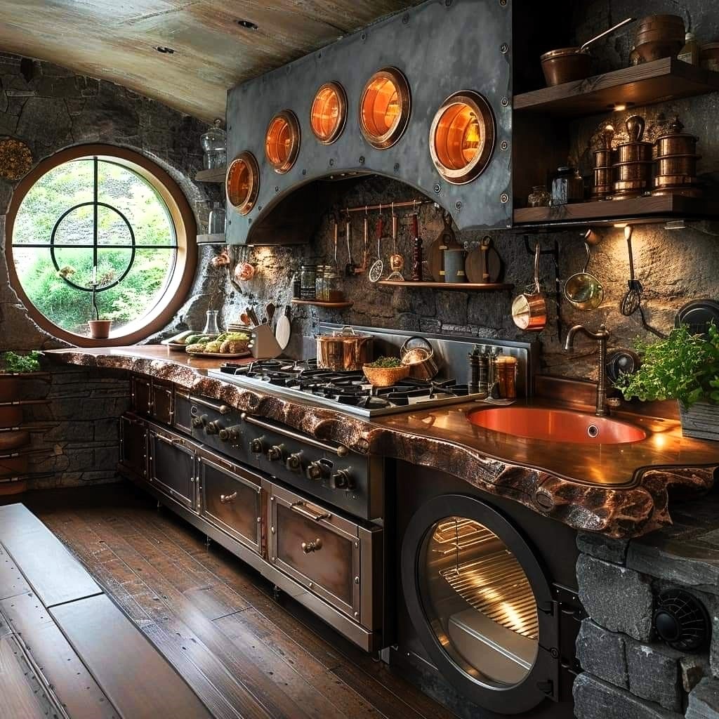Rustic kitchens